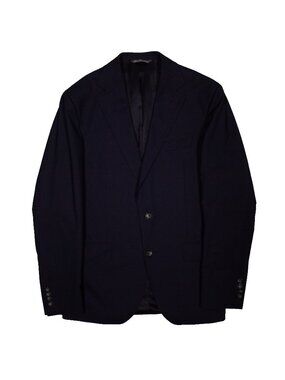 Jack Victor Blazer "Smart Twist" 110s Wool Stretch Navy Blue Canada 40R